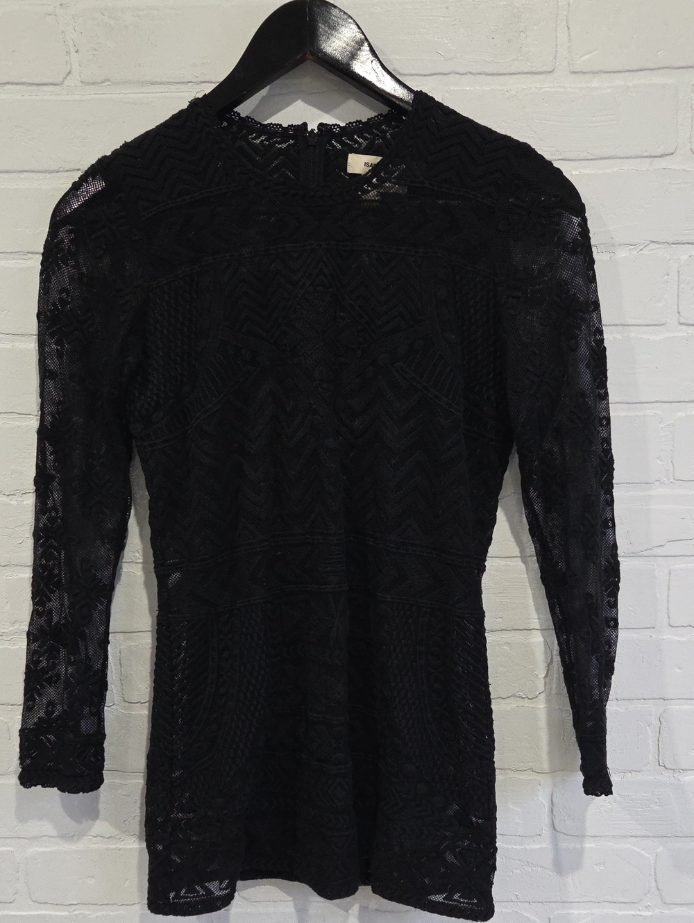 Isabel Marant X H&M Black Lace Tunic Top